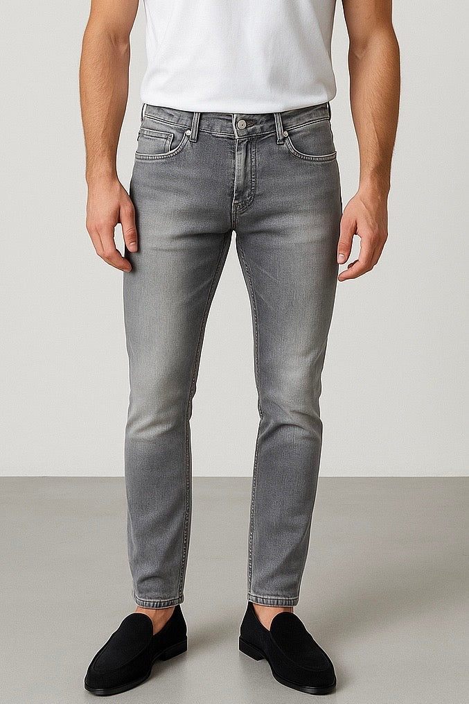 THE JUDE SLIM JEANS - GRAY