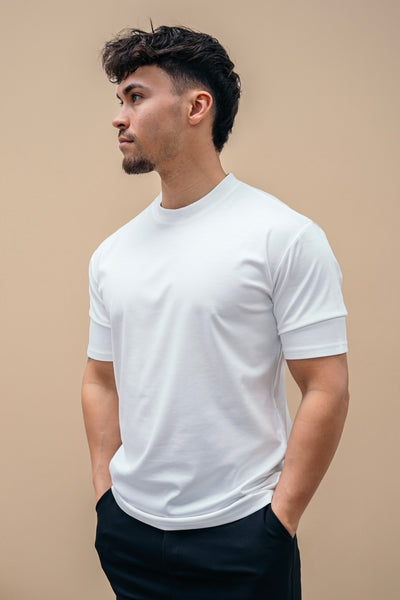 GLANS T-SHIRT - WIT