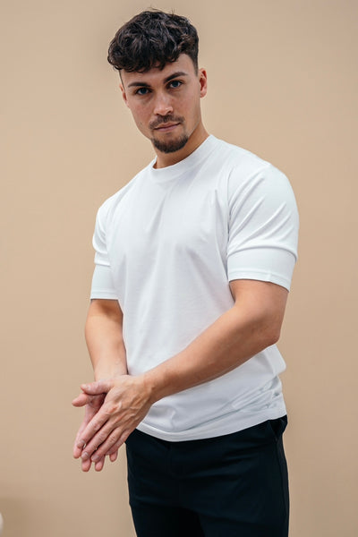GLANS T-SHIRT - WIT