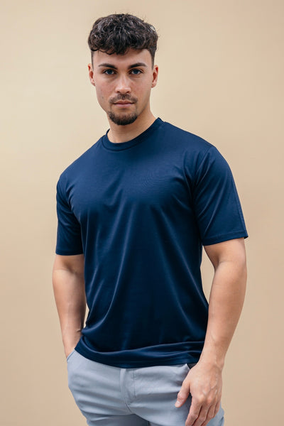 GLANS T-SHIRT - NAVY