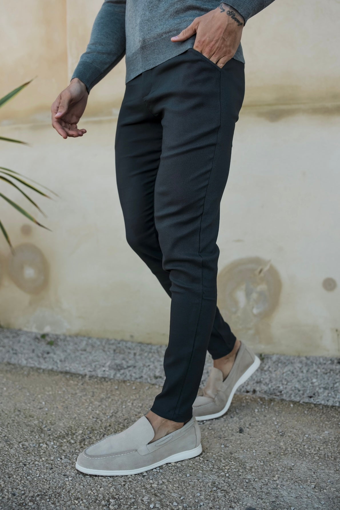 THE V1 TROUSERS - ANTRACITE