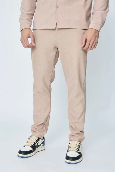 THE MARBA SET - BLOUSE + BROEK - BEIGE