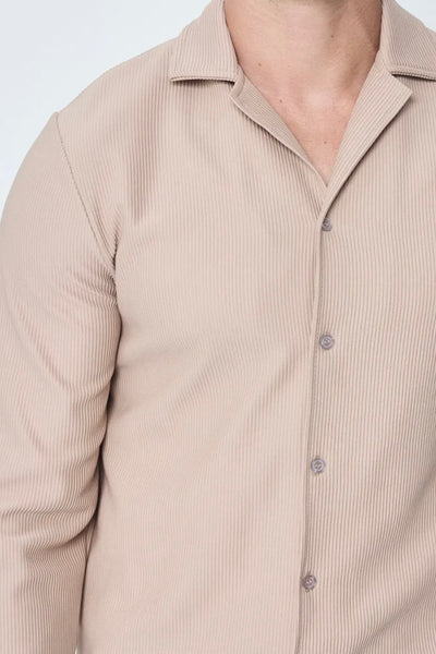 THE MARBA SET - BLOUSE + BROEK - BEIGE