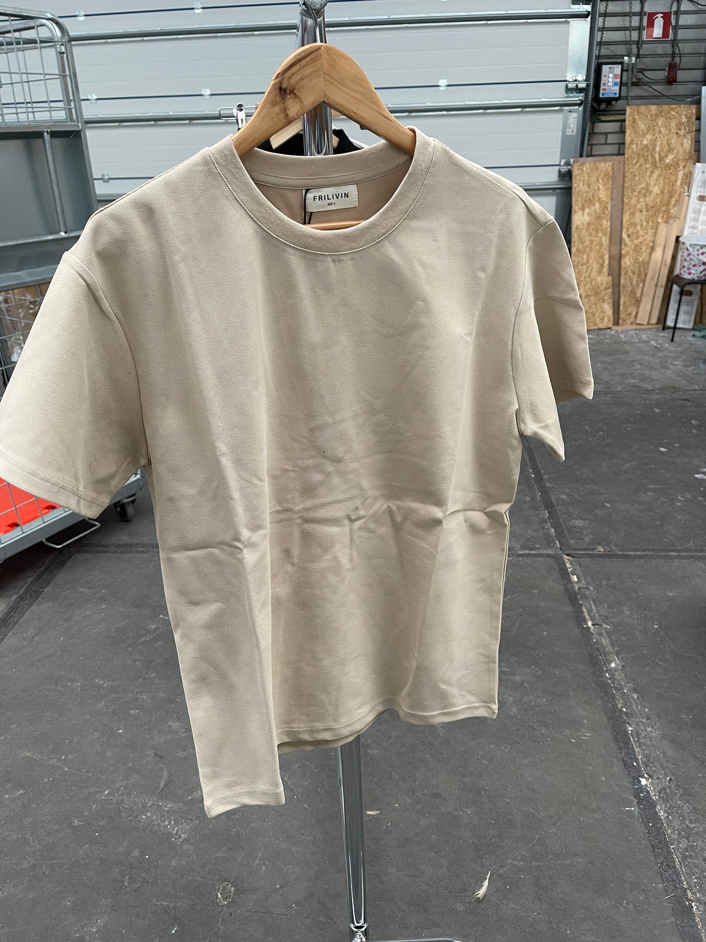 FRILI T-SHIRT - BEIGE