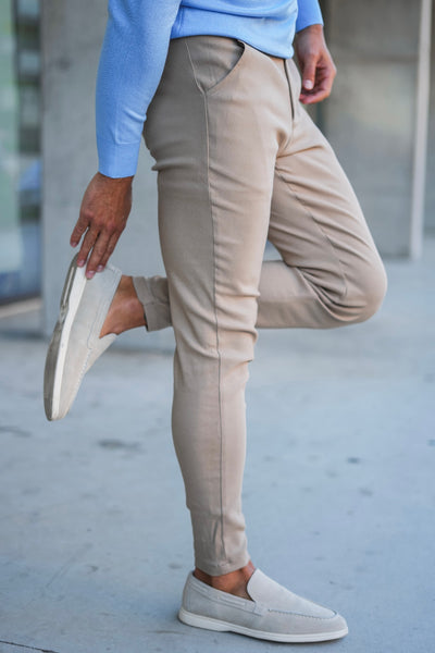 THE V1 TROUSERS - BEIGE