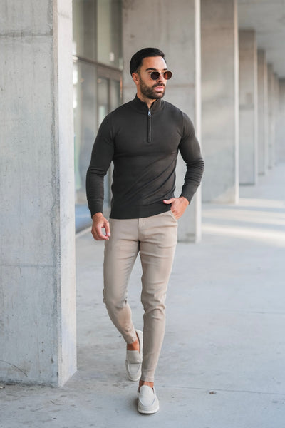 THE V1 TROUSERS - BEIGE